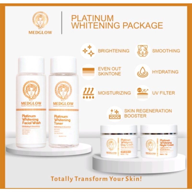 MEDGLOW CLINIC Platinum Whitening Package