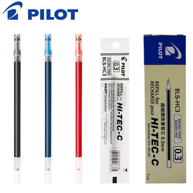 

Pilot Refill Hi-Tec-C 0.3 Isi Ulang Pulpen HiTec 03 mm Hitam Biru BLS-HC3