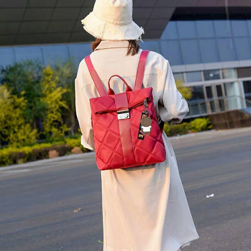 3 Warna Tas Ransel ZYFA Batam Wanita Cantik Import limited Ransel Azela D20183 FASHION WANITA