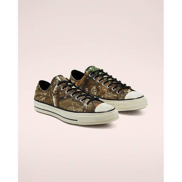 CONVERSE CT 70s Ox - REALTREE EDGE CAMO PRINT UTILITY BLACK SAFFRON YELLOW WHITE