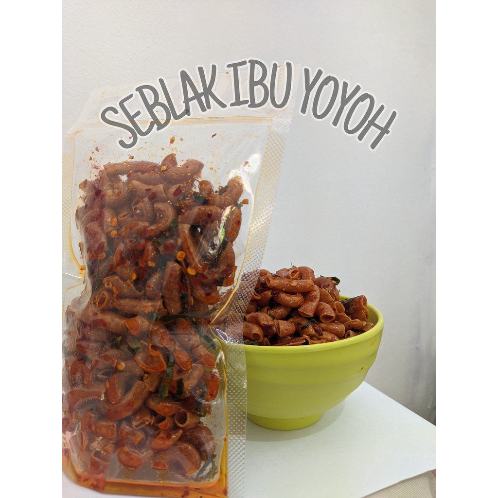 

makaroni bantat pedas | kemasan 500gr | seblak makaroni bantet aroma daun jeruk mantul pisan