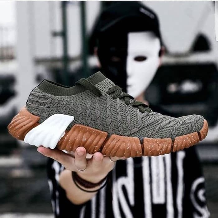 Promo sepat nike krezhy import  sepatu pria  sepatu slip on  nike shoes   Putih Motif  39 Murah