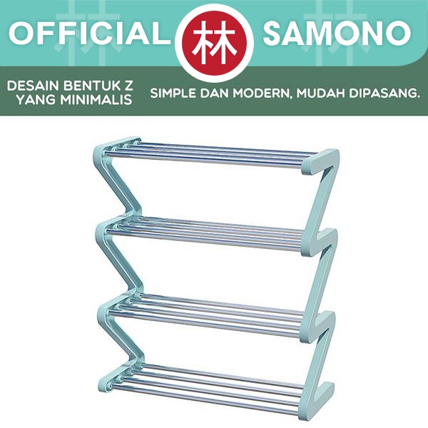 Samono SSR-001 Rak Sepatu Sandal 4 Susun Anti Karat Shoe Rack