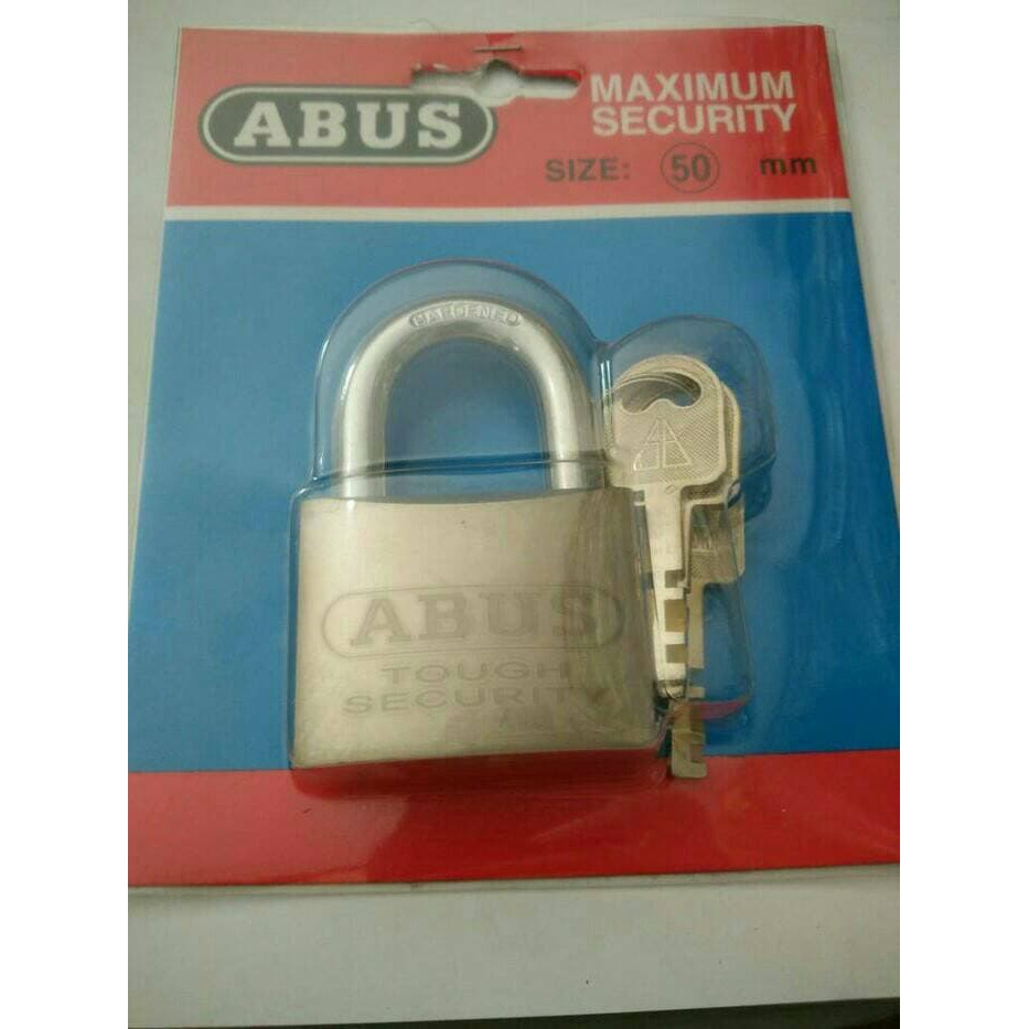 Gembok Rumah / Toko Abus 50mm Pendek