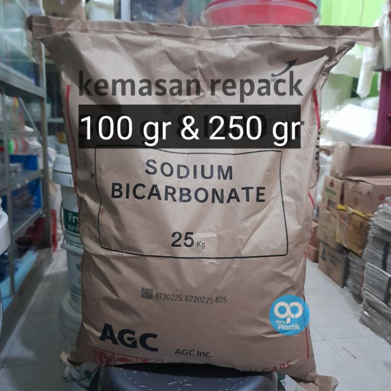 

soda asahi kemasan 100 gr & 250 gr