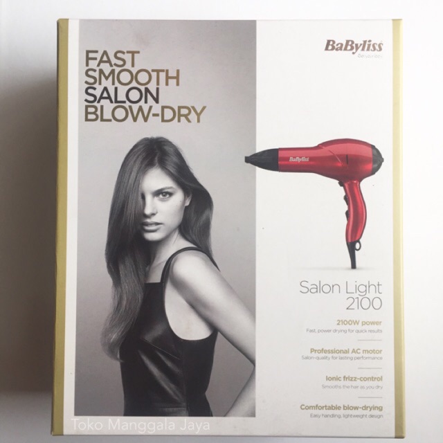 BaByliss Hair Dryer Salon Light 2100 (original 100% - garansi resmi)