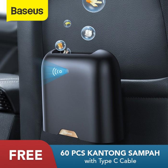 Baseus Tempat Sampah Mobil Sensor Otomatis - Smart Cleaner Auto Car Trash