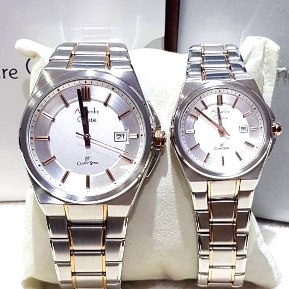 Jam Tangan Wanita Alexandre Christie Couple 8506 MD & 8506 LD / 8506
