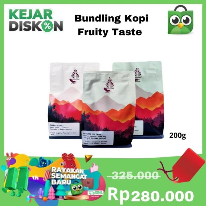 

[ COD ] bundling kopi fruity taste HEMAT Kode 841