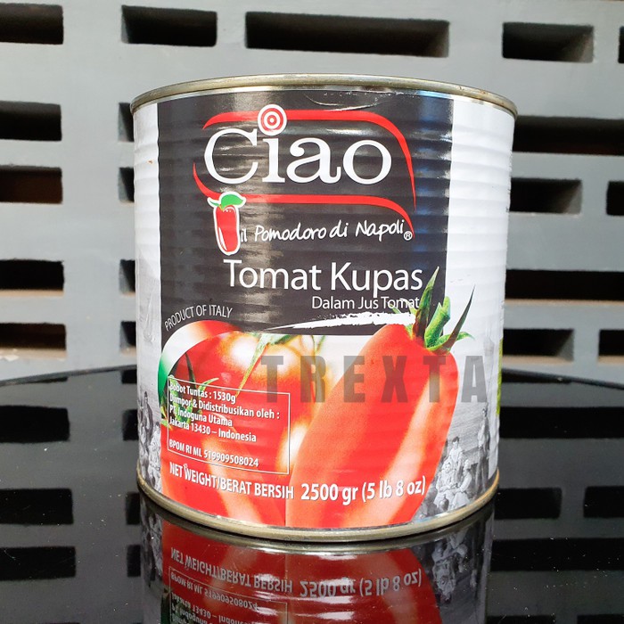 

TOMAT KUPAS / ITALIAN PEELED TOMATOES CIAO 2550 GRAM