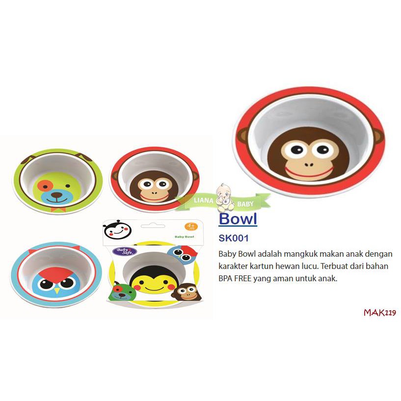 MAK119 MANGKOK ANAK BABY SAFE BOWL SK001