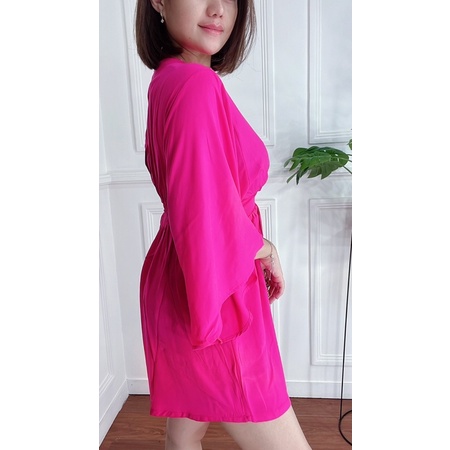 JUMPSUIT RAYON LONCENG JUMPSUIT PENDEK TANGAN PANJANG PAKAIAN SANTAI