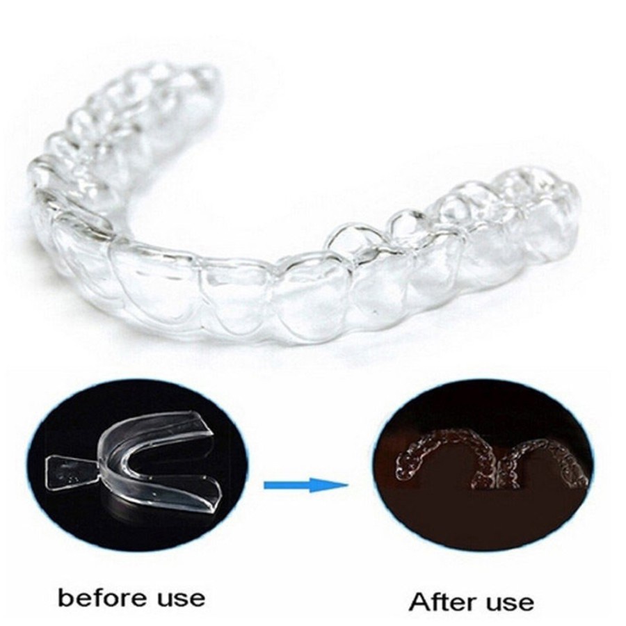 Dental Mouth Guard Thermoform Moldable Mouth Penyangga Gigi Saat Tidur