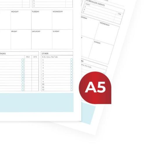 

✧ Loose Leaf A5 - A5C031 Weekly Planner Focus by bukuqu ●
