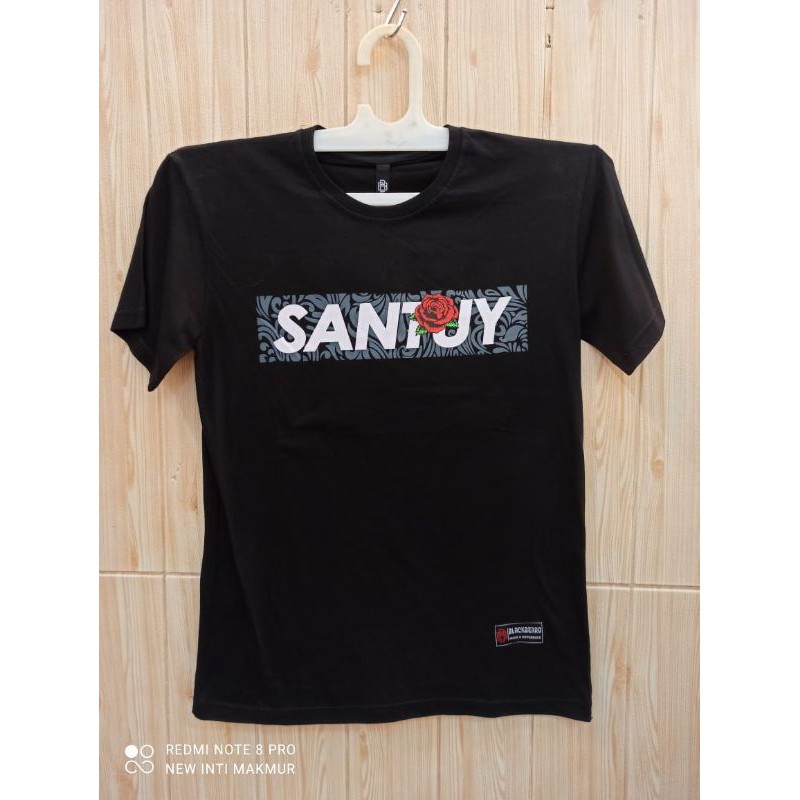KAOS TSHIRT MANUSIA SANTUY / SANTAI DISTRO