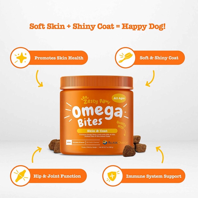 Zesty Paws Omega Bites