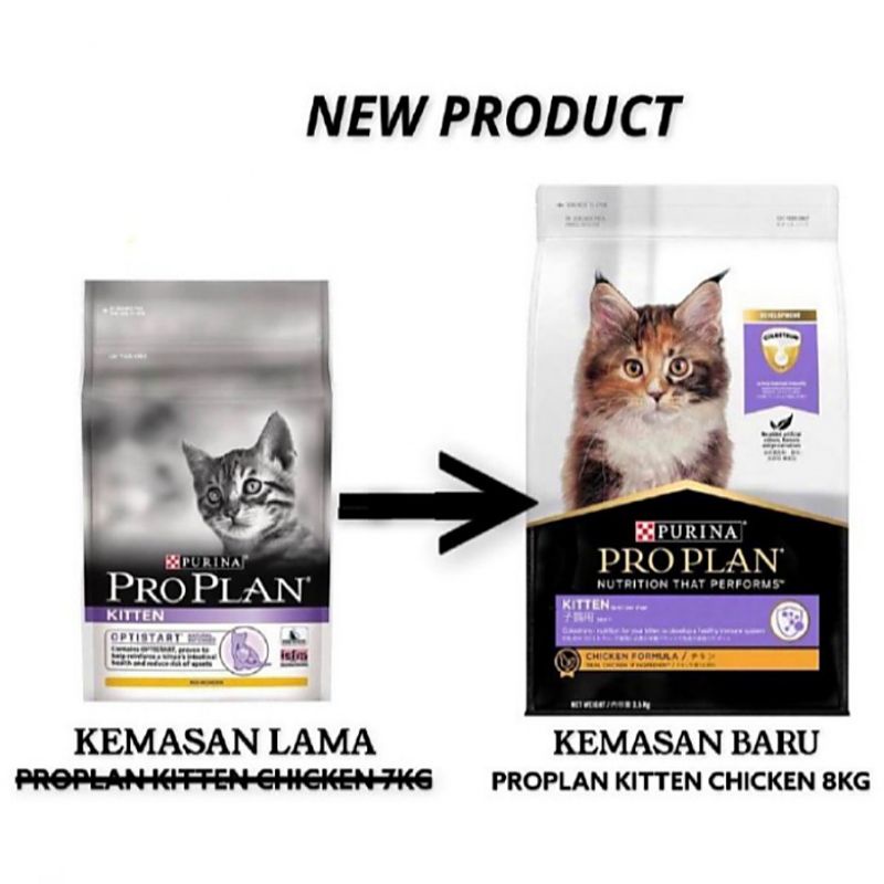 Makanan Kucing / Cat Food PROPLAN KITTEN FRESHPACK With Optistart 8 kg