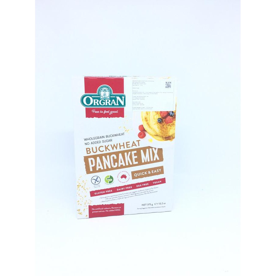 

Orgran Mix Pancake Buckwheat Gluten Free 375Gr