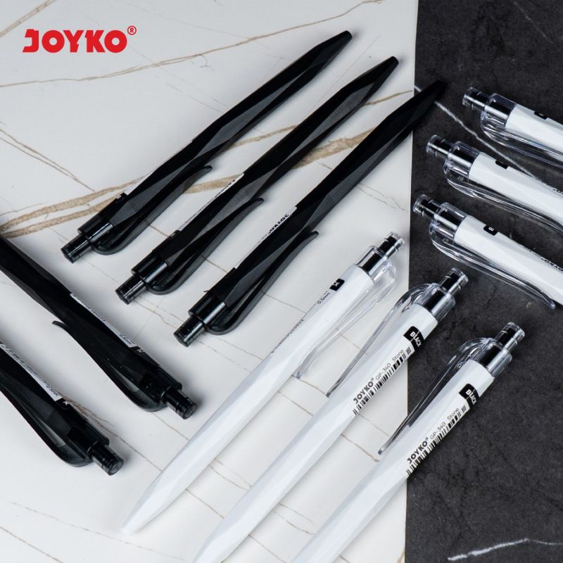 

GEL PEN JOYKO GP-340 STONE 0,5mm NEEDLE TIP | PENA JEL RETRACABLE WARNA HITAM | ECER