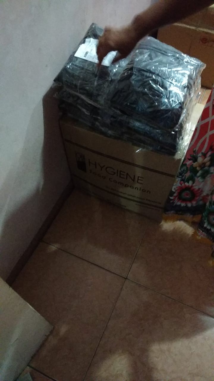 Sendok Plastik Set Higienis  Tissue, Tusuk Gigi Hitam Premium