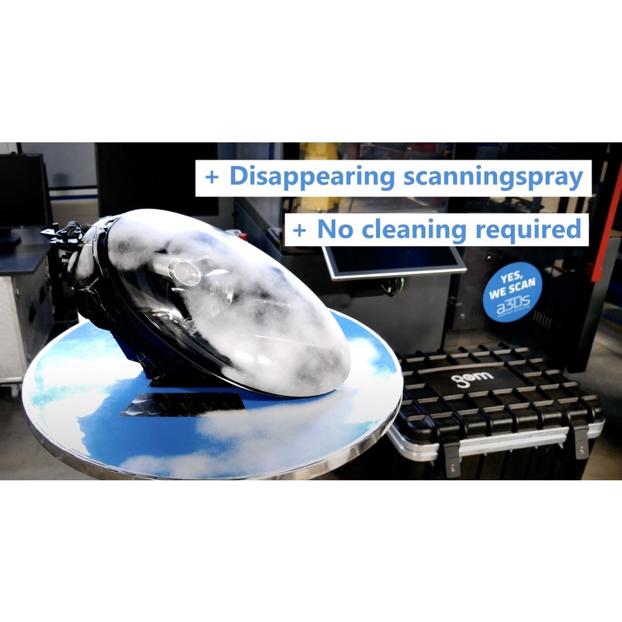 Original AESUB Blue Vanishing 3D Scanner Spray for Scan Shiny Part - 400 ml