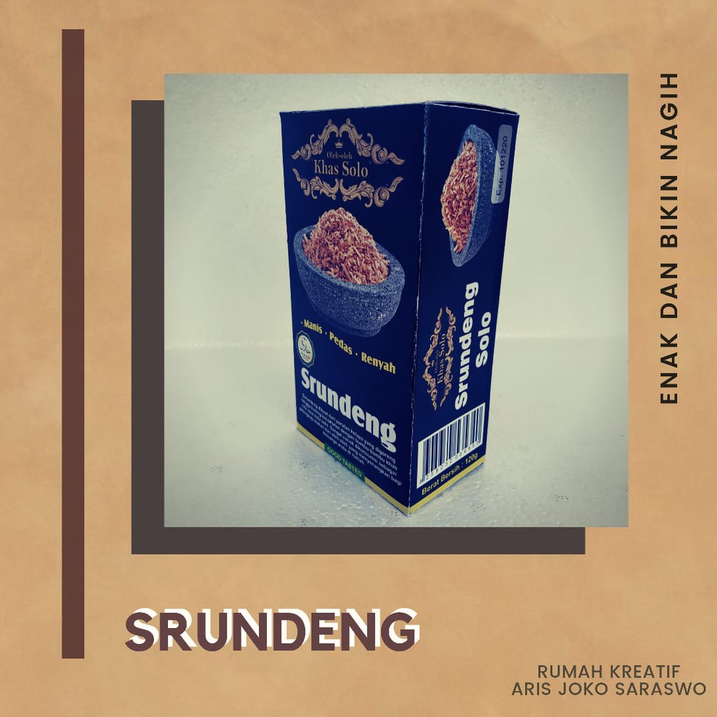 

Srundeng EnakTeman Makan Nagih Oleh - Oleh Khas Sol