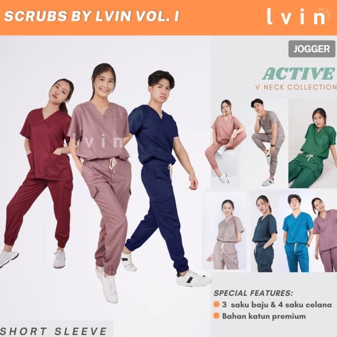 [Lvin] Baju OKA Joger Active / Baju Jaga / Set Baju Celana / Baju OK