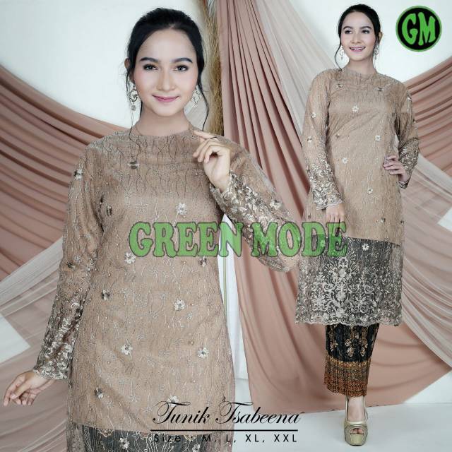 GM Set kebaya brokat tulle/kebaya modren /kebaya muslim /kebaya wisuda