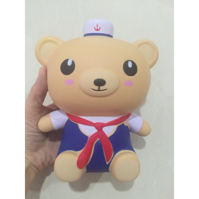 Fuzzy sailor bear squishy