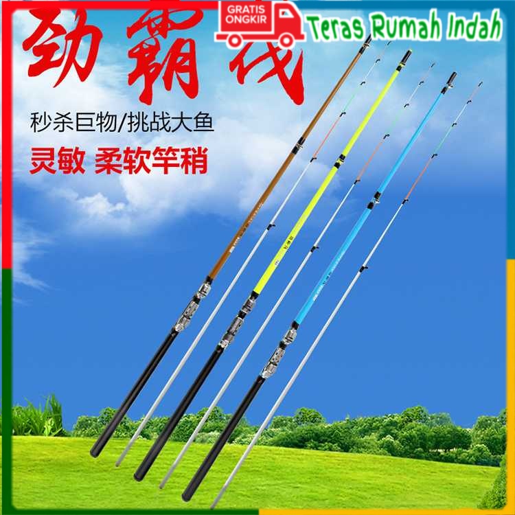 TaffSPORT Spartacus Joran Pancing Carbon Fiber Sambung 2 Segments Multiple Layer Rod - Joran Sambung