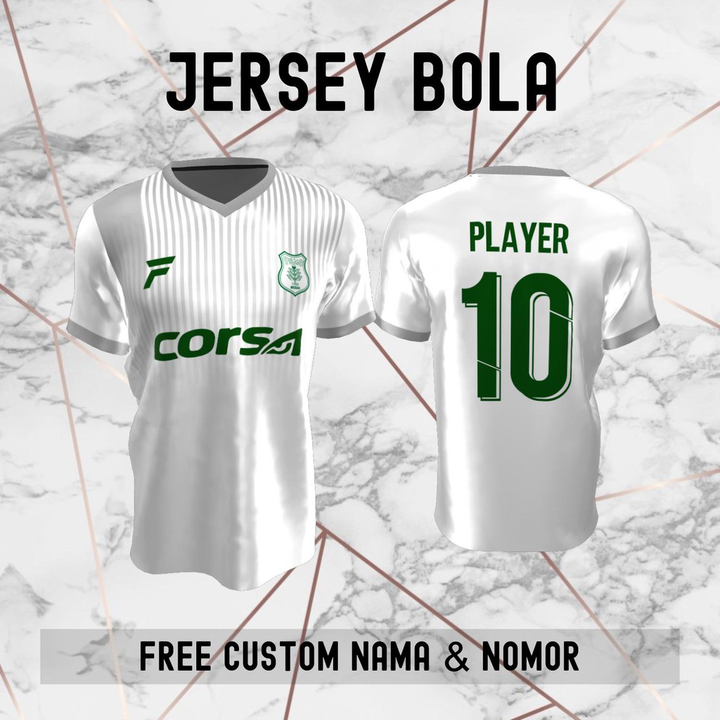 Jersey PSMS Medan Klub Bola Baju Kaos Custom Nama dan Nomor Punggung - 552