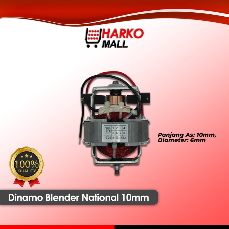 Dinamo Motor Blender National As 10mm