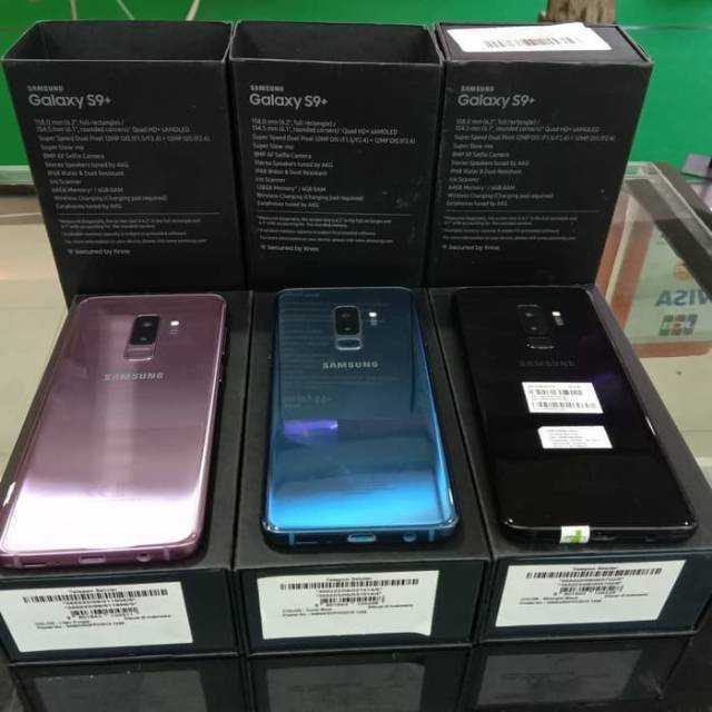 Samsung Galaxy S9 Plus Ram 6gb Rom 128gb Second Fullset