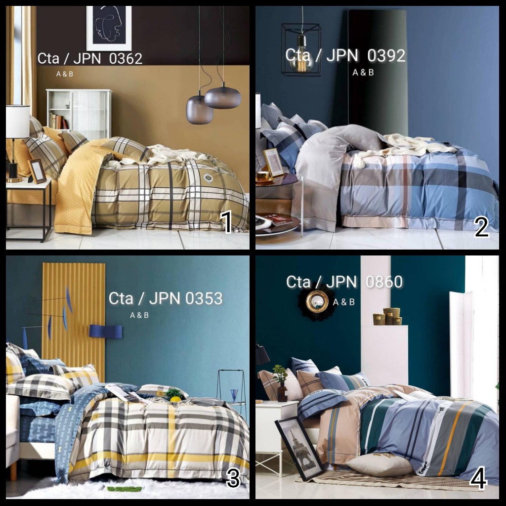 Bahan Kain Sprei dan Bedcover Katun Jepang Satin Twill