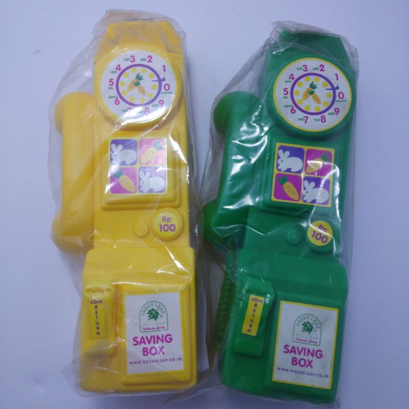 CELENGAN PLASTIK KARAKTER / CELENGAN LUCU/ CELENGAN RUMAH/ CELENGAN TELEPHONE