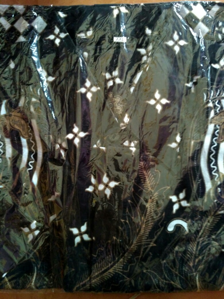 Kemeja Batik Pria Jumbo 4l-5l Lengan Pendek Atasan Baju Hem Pria Big Size Ukuran Besar Mrs-pl