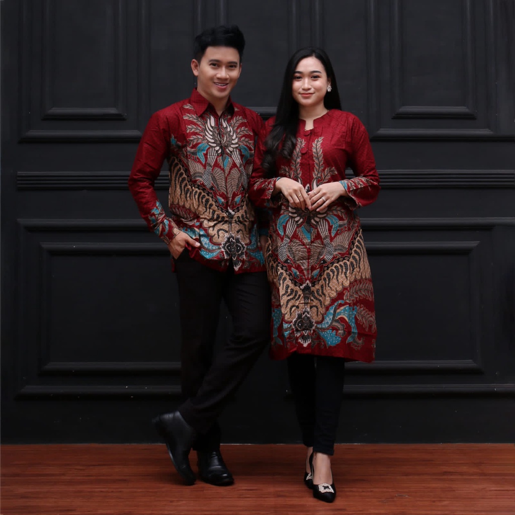 Batik Tunik Natasha motif Tenun Troso / Sarimbit Kondangan/ Batik Kantor/ Batik Kondangan / Batik Kerja/ Tunik batik/ Blouse batik/ Batik wanita/ batik Kerja Wanita/ Batik Kerja Pria