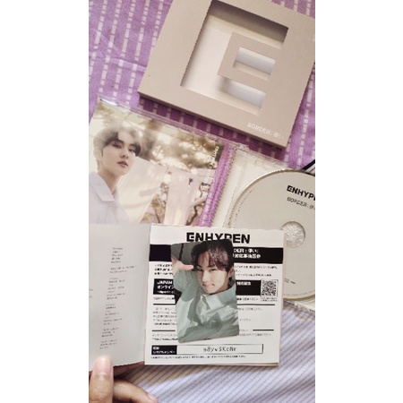 unsealed album Japan jungwon+PC jungwon Japan(silau)