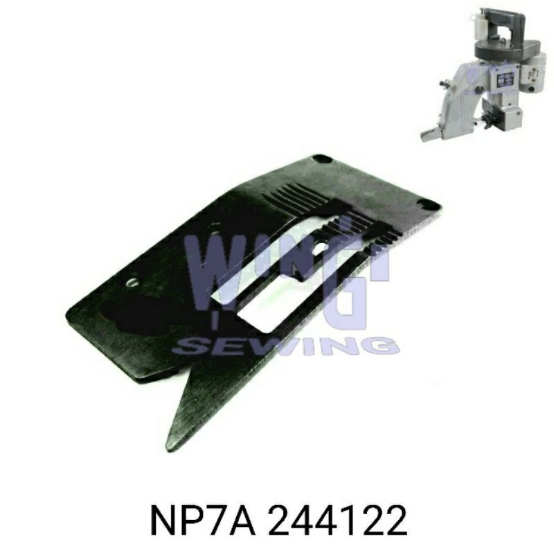 No 244122 NP7A Piringan Needle Plate Plat Mesin Jahit Karung NP-7A