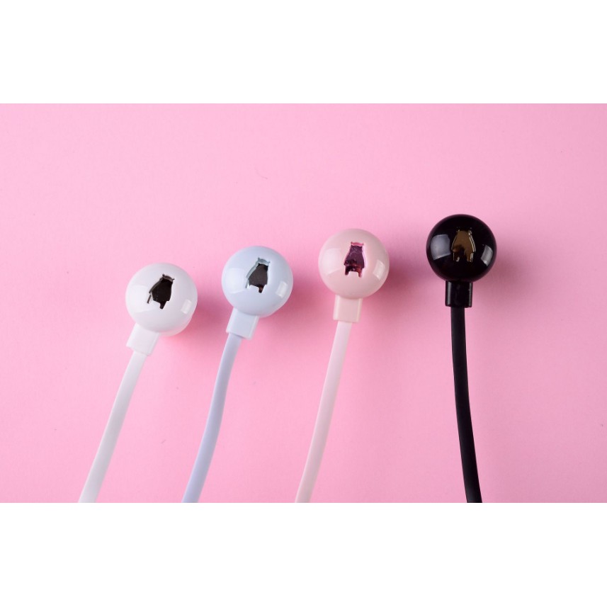 [E-157] Headset Earphone Motif TEDDY BEAR Simple / Wadah Headset Motif Teddy Bear Beruang Polos Lucu