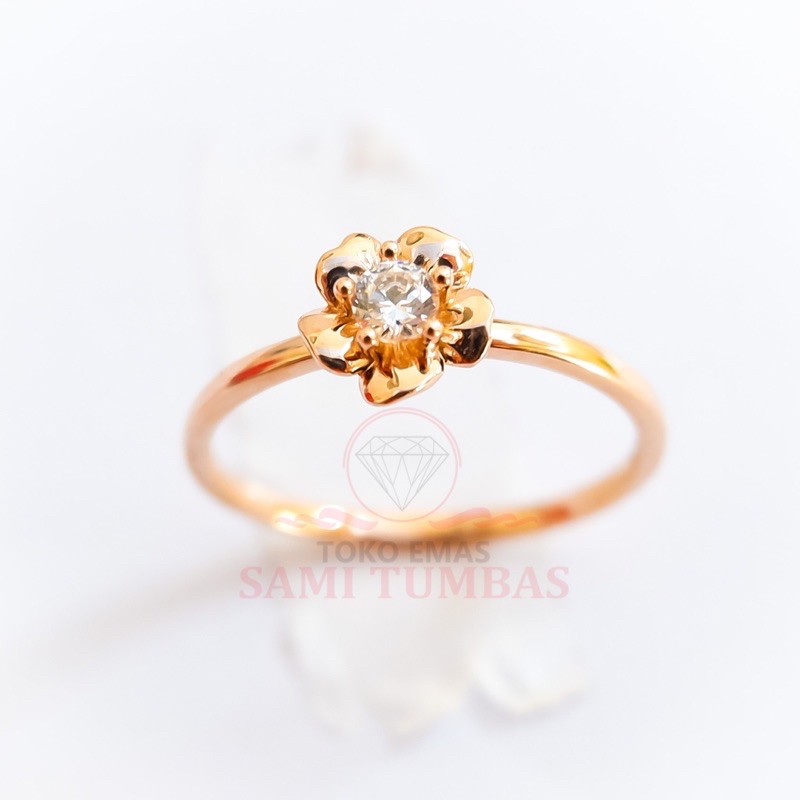 Cincin Flower Jasmine by Sandra Dewi Gold 18K RI200240