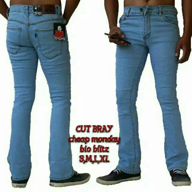 Celana jeans stretch cutbray / celana cutbray pria / celana jeans cutbray / celana panjang cutbray