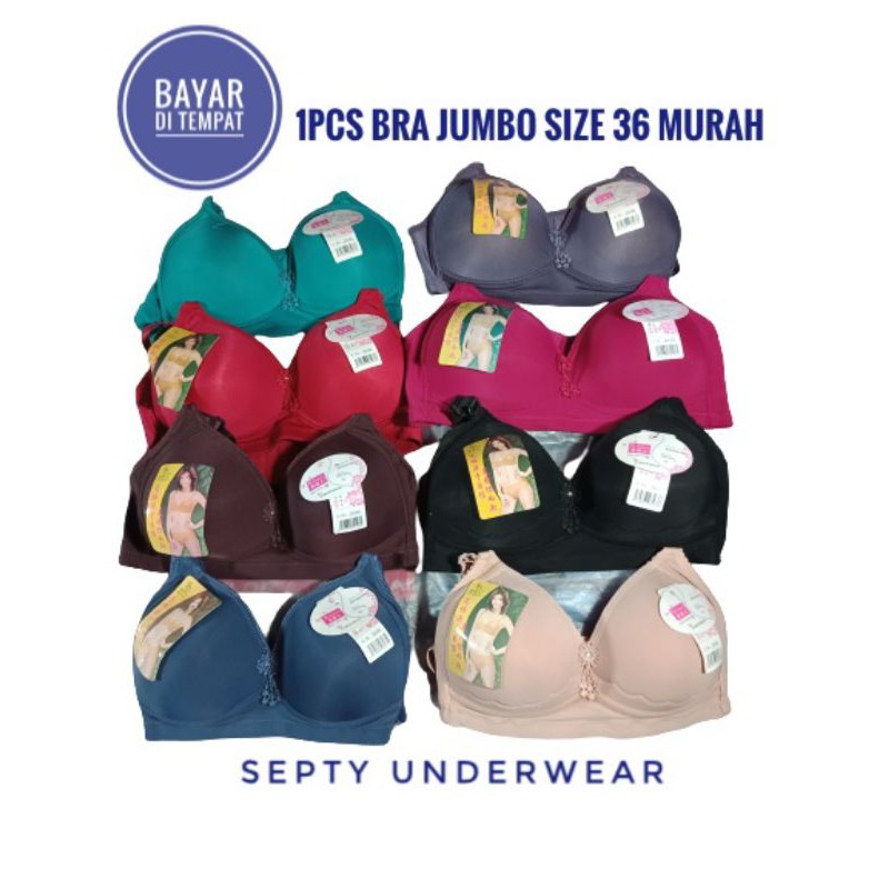 1pcs bra bh jumbo size 36/Daleman wanita bh dan cd/push up bra/bra sexy hot dan montok