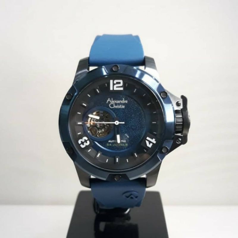 Jam Tangan Alexandre Christie AC 6295 Pria / AC 6295 MA Blue Original