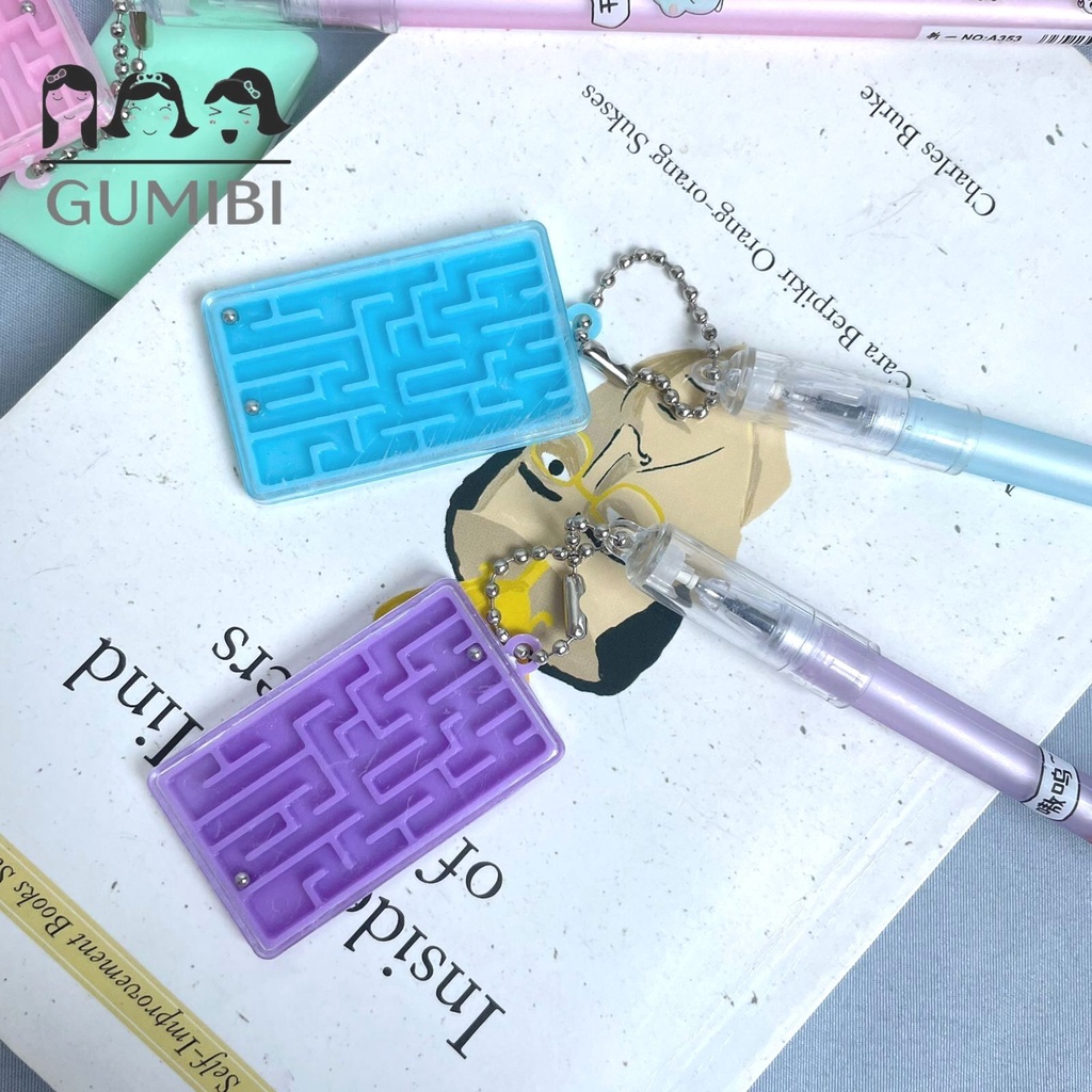 

PULPEN MAINAN GANTUNGAN MAZE BOLPEN GAME PULPEN GEL TINTA HITAM LUCU UNIK