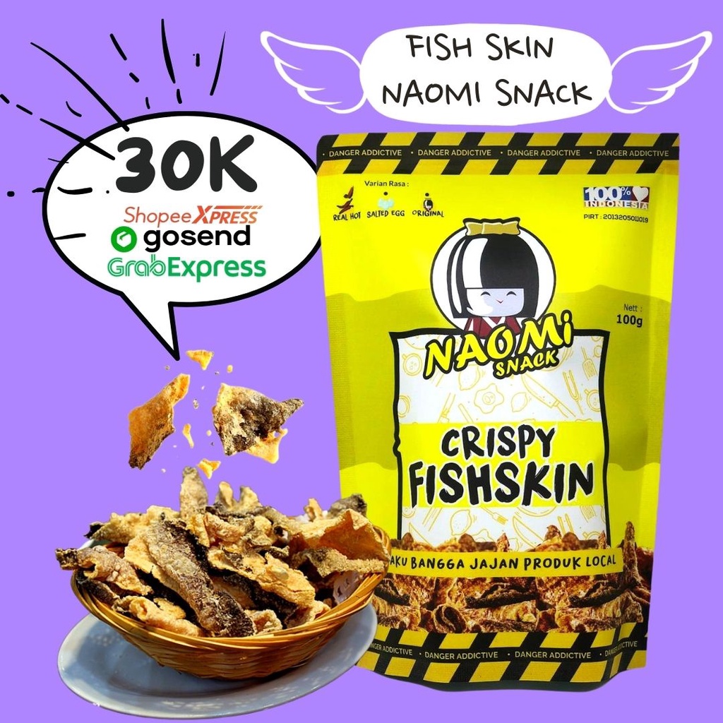 

FISH SKIN TERMURAH (NAOMI SNACK)