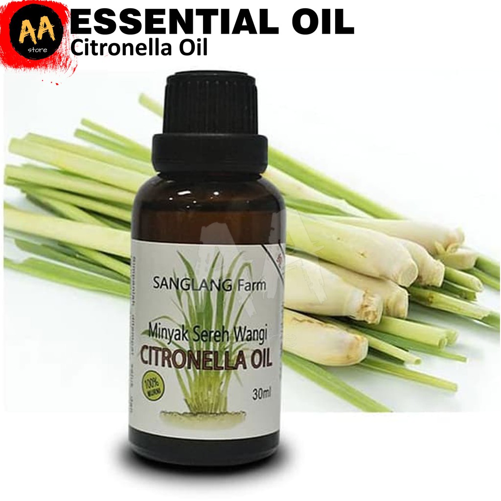 Essential Oil/Diffuser Oil/Citronella/Minyak Atsiri/Sereh/Serai Murni 30 ml