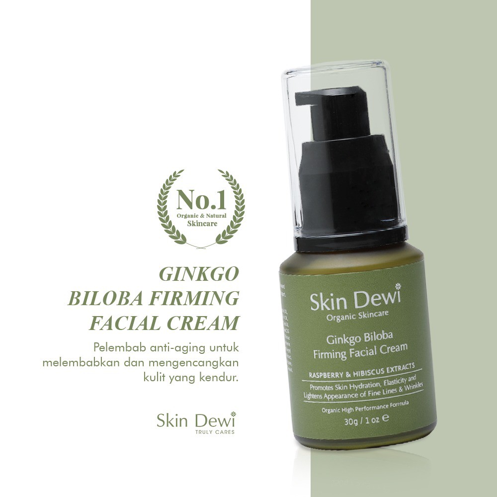 

Skin Dewi Ginkgo Biloba Firming Facial Cream 30gr (Skincare Organic)