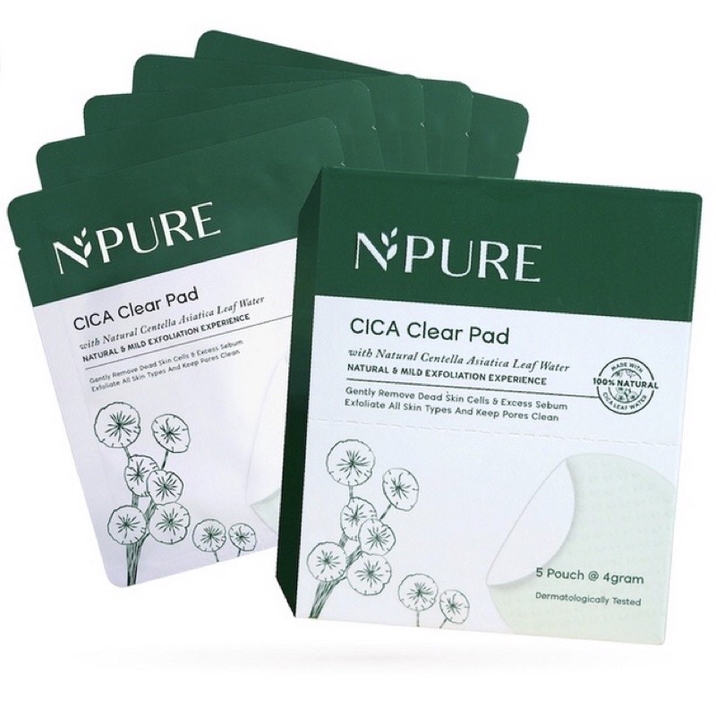 Npure Cica Centella Asiatica Clear Pad/ Sheet Mask