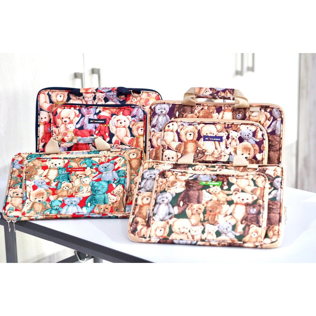 Tas laptop / case laptop selempang MOHAWK gambar lucu ukuran 12, 13 dan 14 inch code 1008